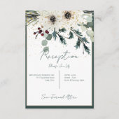 ベリ素朴ーズウィンターフローラ披露宴 エンクロージャーカード (正面)