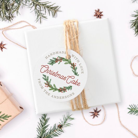 ベリ素朴ーリースホリデーベーキングギフト フェイバータグ