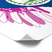 ベリ買ス国旗 ポスター (角)