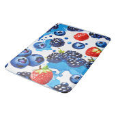 ベリ鮮やかーパターン バスマット (アングル)