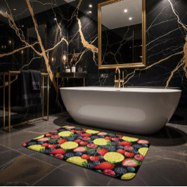 ベリ鮮やかー&シトラスバスマット バスマット