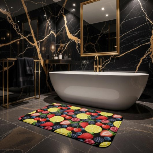 ベリ鮮やかー&シトラスバスマット バスマット