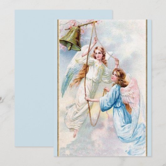 ベルかわいらし付き天使 (正面/裏面)