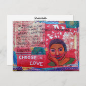 ベルのフック感動的ラブハガキを選択 ポストカード (正面/裏面)