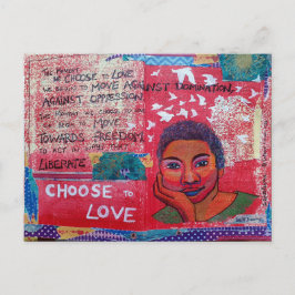 ベルのフック感動的ラブハガキを選択 ポストカード