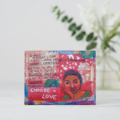 ベルのフック感動的ラブハガキを選択 ポストカード (スタンド正面)