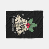 ベルのリングや輪Chrisの度に素晴らしい人生だ フリースブランケット (正面(横))