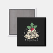 ベルのリングや輪Chrisの度に素晴らしい人生だ マグネット (正面/裏面)