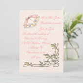 ベルの結婚式招待状 招待状 (スタンド正面)