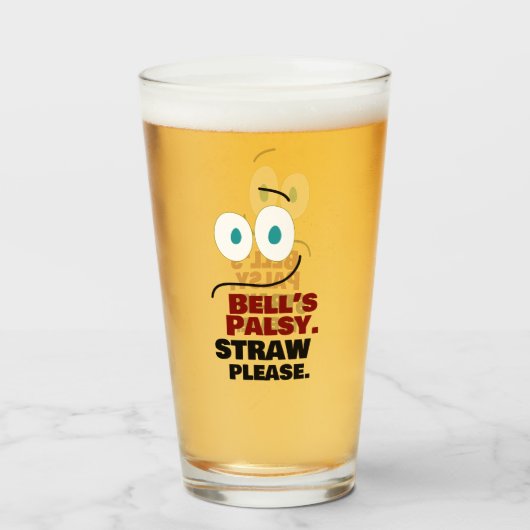 ベルの麻痺 – わらをください –  タンブラーグラス (ドリンク正面)