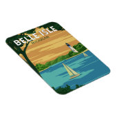 ベルアイルパークミシガントラベルヴィンテージ マグネット (右側)