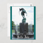 ベルアイルファウンテン ポストカード (正面/裏面)