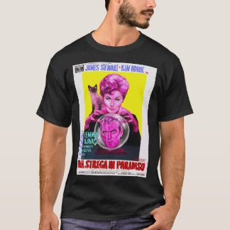 ベルイタリアンブックとキャンドルのポスター  Tシャツ