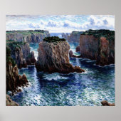 ベルイルのポートグールの岩 ポスター (正面)