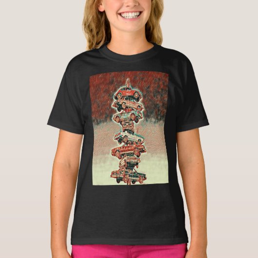 ベルウィンの車のスピンドル、ベルウィン、イリノイ州レッドシェードCl Tシャツ (正面)