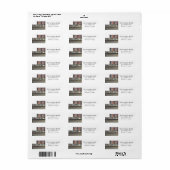 ベルウィンイリノイ差出人住所ラベル ラベル (フルシート)