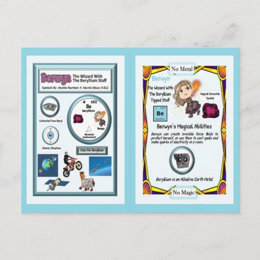 ベルウィンウィザード – ベリリウム素子 ポストカード (正面)