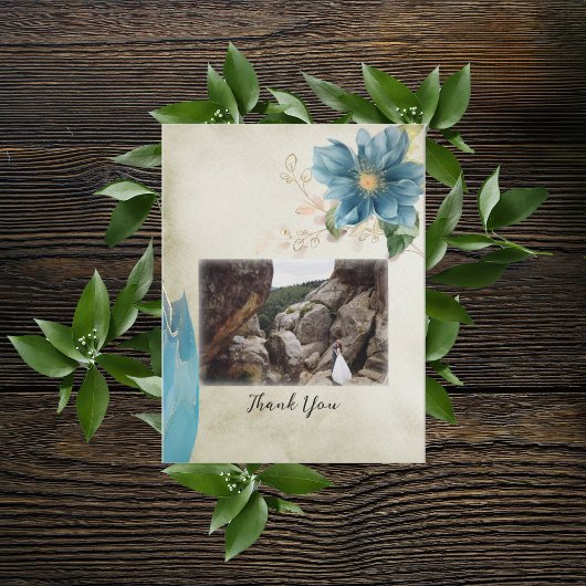 ベルウォーターのカラーサンキューカード 招待状