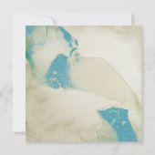 ベルウォーターの色の結婚式の日付を保存 セーブザデート (裏面)