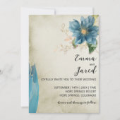 ベルウォーターカラー結婚式招待状 招待状 (正面)
