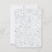 ベルエポケエレガンス：ダスティブルー結婚ズ詳細 招待状 (裏面)