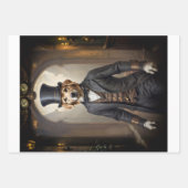 ベルエポックアージに3ゴールデンレトリエバー ラッピングペーパーシート (正面3)