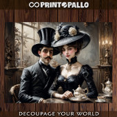 ベルエポックカップルでカフェドパリ 薄葉紙