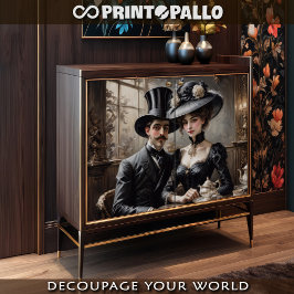 ベルエポックカップルでカフェドパリ 薄葉紙