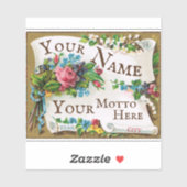 ベルエポックフランスの香水フレ空白のーム シール (シート)