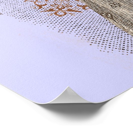 ベルエポック美しいレースのようコルセット化粧室 ポスター (角)