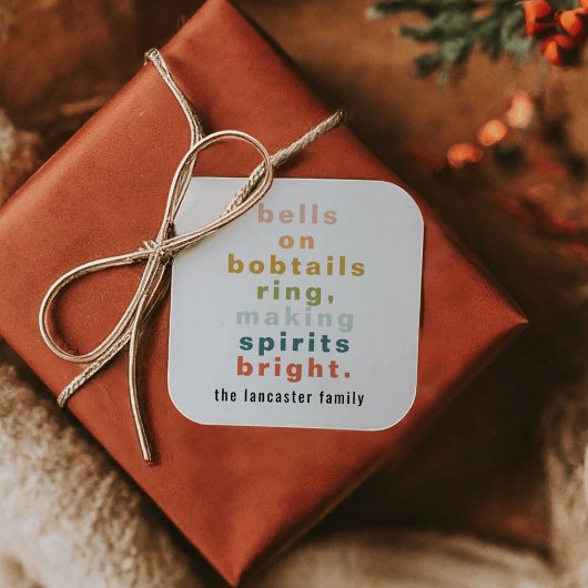 ベルオンボブテールカラフル スクエアシール