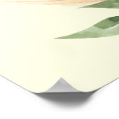 ベルカノフローラグリーン&イエローノースフタクルルーン ポスター (角)