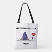 ベルカーブユーモア内の統計的アウトリエ トートバッグ (裏面)