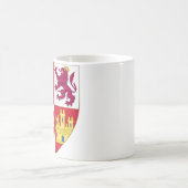 ベルカ王室のスコートオブアームズクラウンカスティー コーヒーマグカップ (中央)