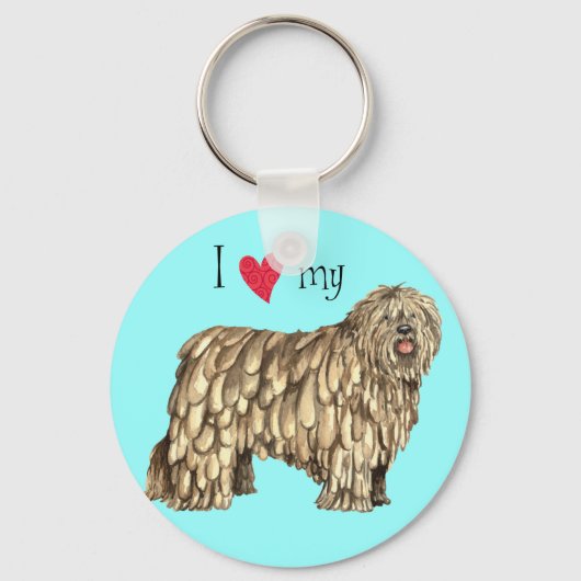 ベルガマスコが大好き キーホルダー (正面)