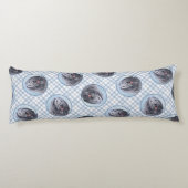 ベルガマスコシェプドッグ絵を描シェパードのかわいいドッグアート ボディピロー (裏面)