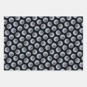 ベルガマスコシェプドッグ絵を描シェパードのかわいいドッグアート ラッピングペーパーシート (正面3)