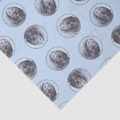 ベルガマスコシェプドッグ絵を描シェパードのかわいいドッグアート 薄葉紙 (詳細)