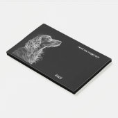 ベルガマスコ抽象芸術アートドッグ名 ポストイット (アングル)