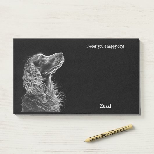 ベルガマスコ抽象芸術アートドッグ名 ポストイット (デスク)