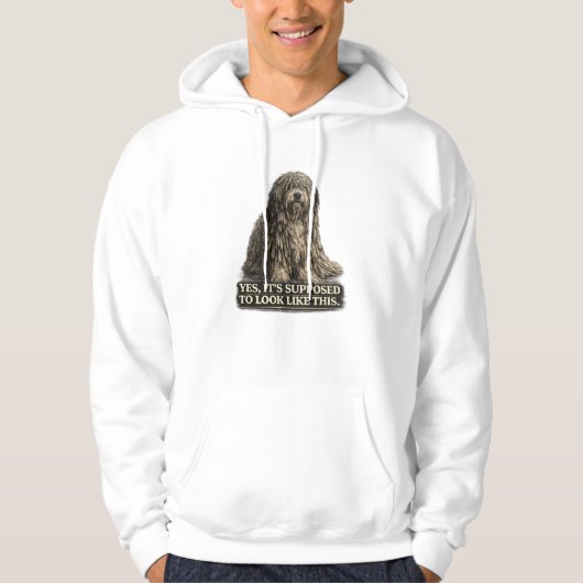 ベルガマスコ・シェパードTシャツ パーカ (正面)