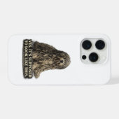 ベルガマスコ・シェパードTシャツ iPhoneケース (裏面横)