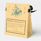 ベルガモットとジャスミン手作り石鹸のお願い箱 フェイバーボックス (裏面サイド)