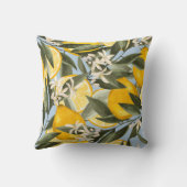 ベルガモットの黄色い果実の絶妙な模様 クッション (裏面)