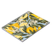 ベルガモットの黄色い果実の絶妙な模様 ノートブック (左側)