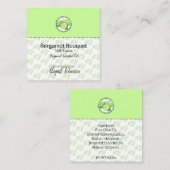 ベルガモットシトラス ハンドメイドバス&ボディ ギフトタグ スクエア名刺 (正面/裏面)