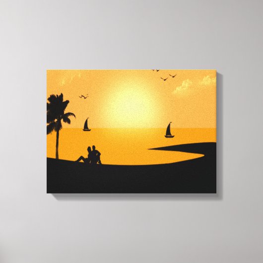 ベルガモット湾 キャンバスプリント (正面)