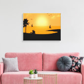 ベルガモット湾 キャンバスプリント (インサイチュ (リビング))