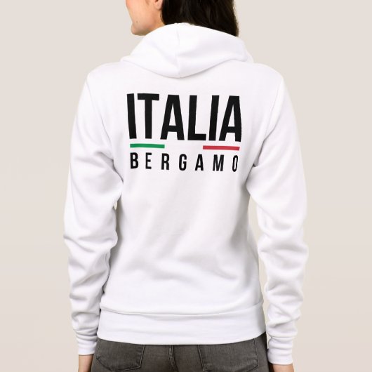 ベルガモ イタリア パーカ (裏面)