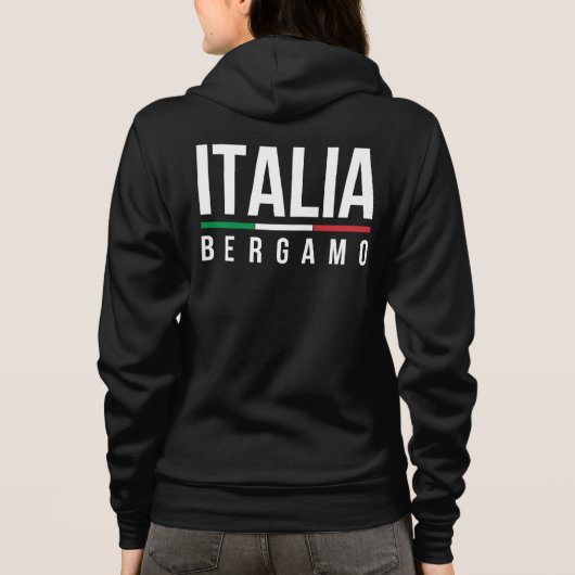 ベルガモ イタリア パーカ (裏面)